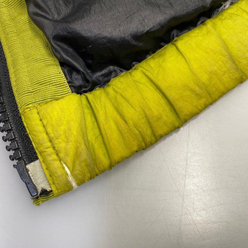 【現状渡し品】【メンズ】 OLD STONE ISLAND オールドストーンアイランド FILLED MESH BADGE PUFFER JACKET メッシュバッジ パファージャケット 141-260802-as-05-izu サイズ：L カラー：ライトグリーン 万代Net店