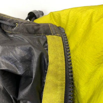 【現状渡し品】【メンズ】 OLD STONE ISLAND オールドストーンアイランド FILLED MESH BADGE PUFFER JACKET メッシュバッジ パファージャケット 141-260802-as-05-izu サイズ：L カラー：ライトグリーン 万代Net店