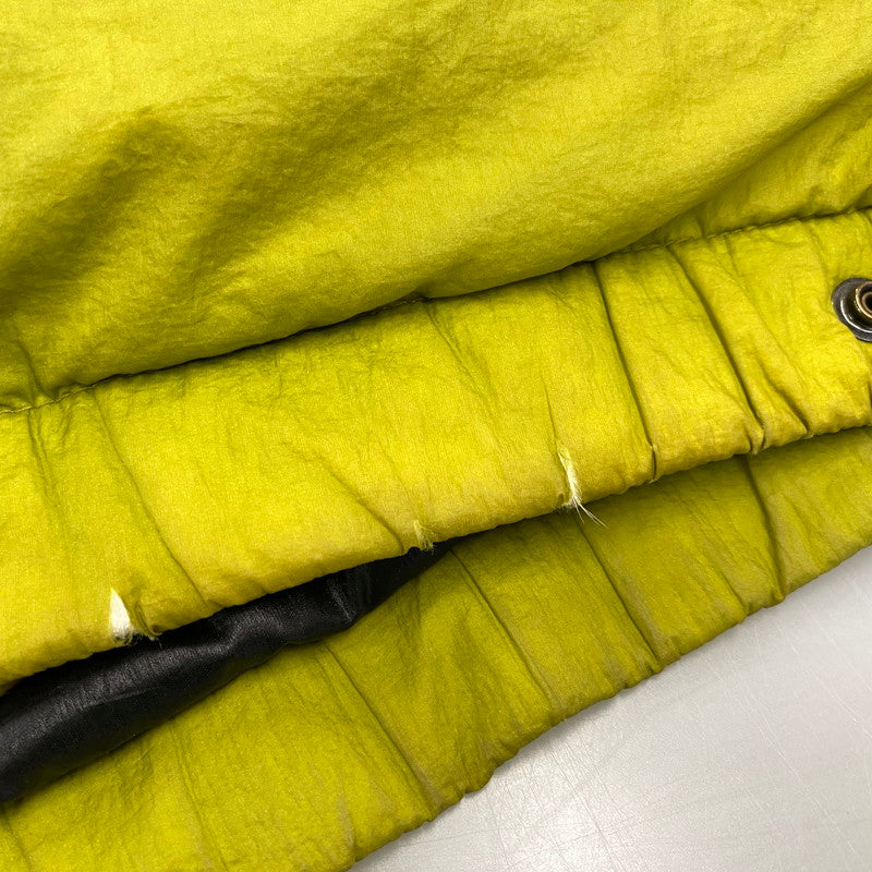 【現状渡し品】【メンズ】 OLD STONE ISLAND オールドストーンアイランド FILLED MESH BADGE PUFFER JACKET メッシュバッジ パファージャケット 141-260802-as-05-izu サイズ：L カラー：ライトグリーン 万代Net店