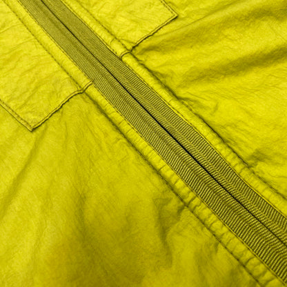 【現状渡し品】【メンズ】 OLD STONE ISLAND オールドストーンアイランド FILLED MESH BADGE PUFFER JACKET メッシュバッジ パファージャケット 141-260802-as-05-izu サイズ：L カラー：ライトグリーン 万代Net店