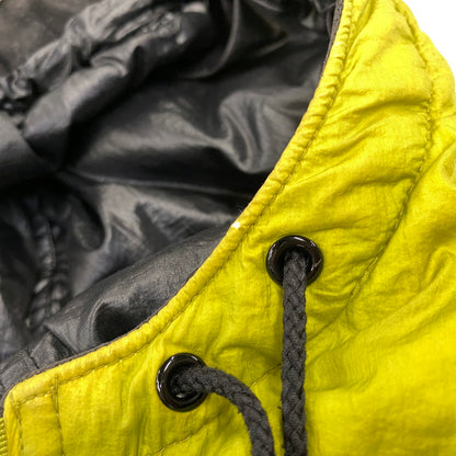 【現状渡し品】【メンズ】 OLD STONE ISLAND オールドストーンアイランド FILLED MESH BADGE PUFFER JACKET メッシュバッジ パファージャケット 141-260802-as-05-izu サイズ：L カラー：ライトグリーン 万代Net店