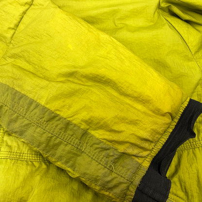 【現状渡し品】【メンズ】 OLD STONE ISLAND オールドストーンアイランド FILLED MESH BADGE PUFFER JACKET メッシュバッジ パファージャケット 141-260802-as-05-izu サイズ：L カラー：ライトグリーン 万代Net店