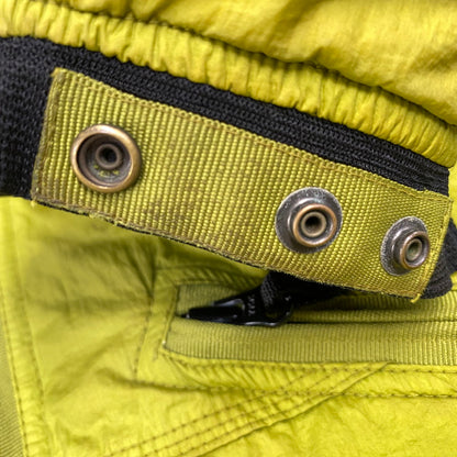 【現状渡し品】【メンズ】 OLD STONE ISLAND オールドストーンアイランド FILLED MESH BADGE PUFFER JACKET メッシュバッジ パファージャケット 141-260802-as-05-izu サイズ：L カラー：ライトグリーン 万代Net店