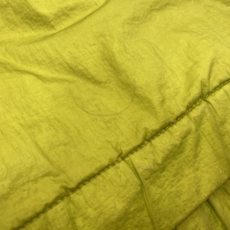 【現状渡し品】【メンズ】 OLD STONE ISLAND オールドストーンアイランド FILLED MESH BADGE PUFFER JACKET メッシュバッジ パファージャケット 141-260802-as-05-izu サイズ：L カラー：ライトグリーン 万代Net店