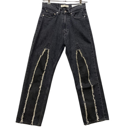 【中古品】【メンズ】 Our Legacy アワーレガシー THIRD CUT BLACK SLASH DENIM M4215TB サードカット ブラック スラッシュ デニムパンツ ジーンズ 152-260801-as-11-izu サイズ：28 カラー：ブラック 万代Net店