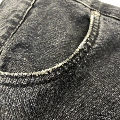 【中古品】【メンズ】 Our Legacy アワーレガシー THIRD CUT BLACK SLASH DENIM M4215TB サードカット ブラック スラッシュ デニムパンツ ジーンズ 152-260801-as-11-izu サイズ：28 カラー：ブラック 万代Net店