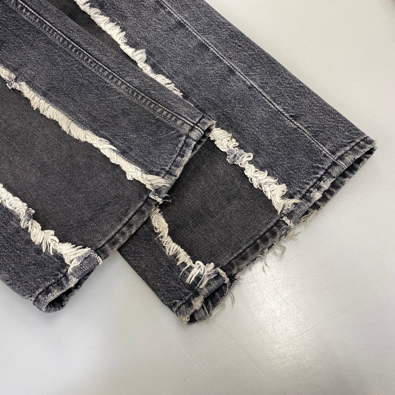 【中古品】【メンズ】 Our Legacy アワーレガシー THIRD CUT BLACK SLASH DENIM M4215TB サードカット ブラック スラッシュ デニムパンツ ジーンズ 152-260801-as-11-izu サイズ：28 カラー：ブラック 万代Net店