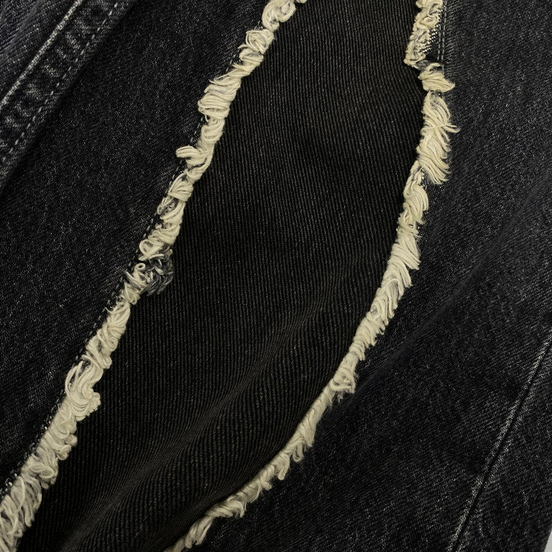 【中古品】【メンズ】 Our Legacy アワーレガシー THIRD CUT BLACK SLASH DENIM M4215TB サードカット ブラック スラッシュ デニムパンツ ジーンズ 152-260801-as-11-izu サイズ：28 カラー：ブラック 万代Net店