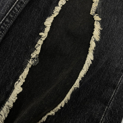【中古品】【メンズ】 Our Legacy アワーレガシー THIRD CUT BLACK SLASH DENIM M4215TB サードカット ブラック スラッシュ デニムパンツ ジーンズ 152-260801-as-11-izu サイズ：28 カラー：ブラック 万代Net店