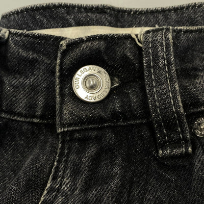 【中古品】【メンズ】 Our Legacy アワーレガシー THIRD CUT BLACK SLASH DENIM M4215TB サードカット ブラック スラッシュ デニムパンツ ジーンズ 152-260801-as-11-izu サイズ：28 カラー：ブラック 万代Net店