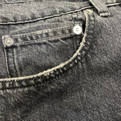 【中古品】【メンズ】 Our Legacy アワーレガシー THIRD CUT BLACK SLASH DENIM M4215TB サードカット ブラック スラッシュ デニムパンツ ジーンズ 152-260801-as-11-izu サイズ：28 カラー：ブラック 万代Net店
