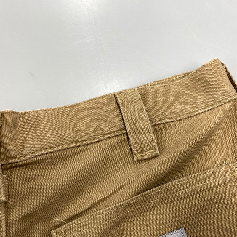 【中古品】【メンズ】 CARHARTT カーハート B147DKH 21年製 メキシコ製 LOOSE FIT CANVAS UTILITY WORK SHORTS ルーズ フィット キャンバス ユーティリティ ワークショーツ 158-260806-yn-10-izu サイズ：32 カラー：ダークカーキ 万代Net店