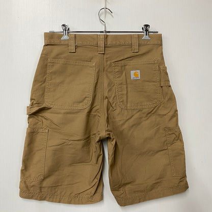 【中古品】【メンズ】 CARHARTT カーハート B147DKH 21年製 メキシコ製 LOOSE FIT CANVAS UTILITY WORK SHORTS ルーズ フィット キャンバス ユーティリティ ワークショーツ 158-260806-yn-10-izu サイズ：32 カラー：ダークカーキ 万代Net店