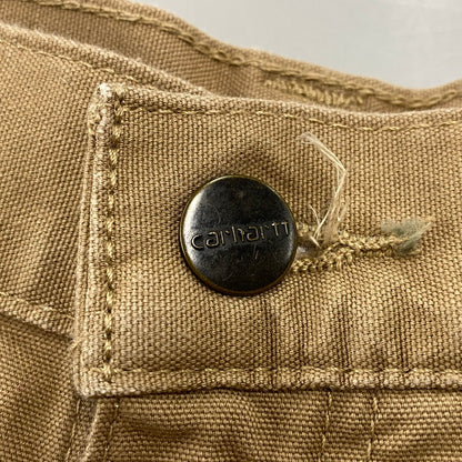 【中古品】【メンズ】 CARHARTT カーハート B147DKH 21年製 メキシコ製 LOOSE FIT CANVAS UTILITY WORK SHORTS ルーズ フィット キャンバス ユーティリティ ワークショーツ 158-260806-yn-10-izu サイズ：32 カラー：ダークカーキ 万代Net店