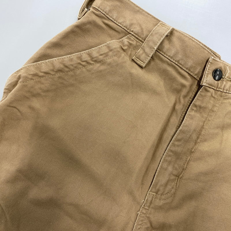【中古品】【メンズ】 CARHARTT カーハート B147DKH 21年製 メキシコ製 LOOSE FIT CANVAS UTILITY WORK SHORTS ルーズ フィット キャンバス ユーティリティ ワークショーツ 158-260806-yn-10-izu サイズ：32 カラー：ダークカーキ 万代Net店