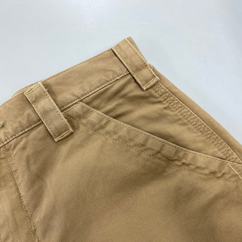 【中古品】【メンズ】 CARHARTT カーハート B147DKH 21年製 メキシコ製 LOOSE FIT CANVAS UTILITY WORK SHORTS ルーズ フィット キャンバス ユーティリティ ワークショーツ 158-260806-yn-10-izu サイズ：32 カラー：ダークカーキ 万代Net店
