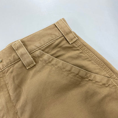 【中古品】【メンズ】 CARHARTT カーハート B147DKH 21年製 メキシコ製 LOOSE FIT CANVAS UTILITY WORK SHORTS ルーズ フィット キャンバス ユーティリティ ワークショーツ 158-260806-yn-10-izu サイズ：32 カラー：ダークカーキ 万代Net店
