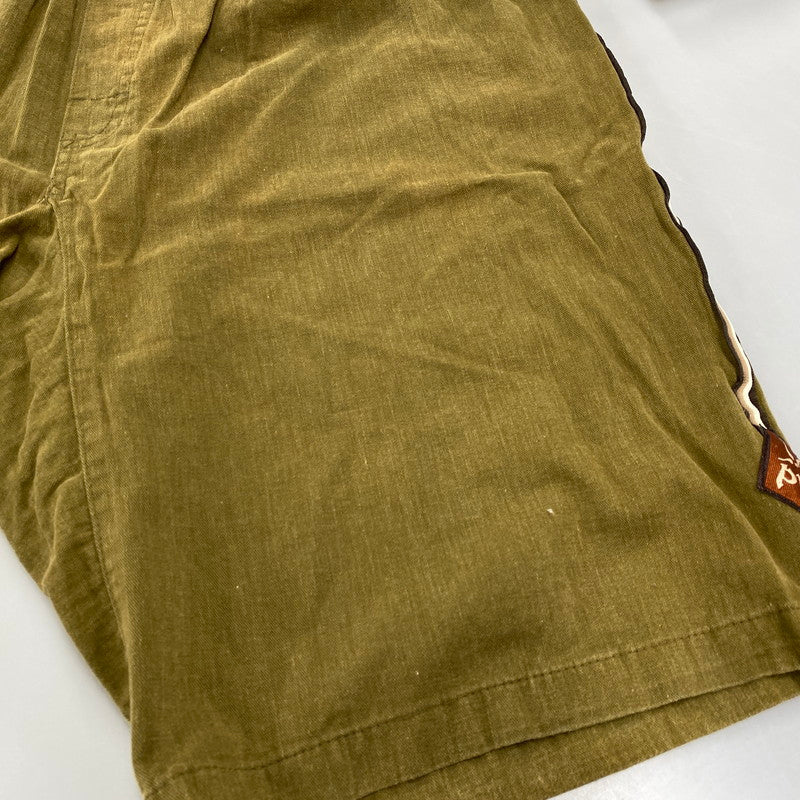 【中古品】【メンズ】 PRANA プラナ USA製 90’S LINE SHORT PANTS ライン ショート パンツ ボトムス 157-260806-yn-04-izu サイズ：XL カラー：カーキ 万代Net店