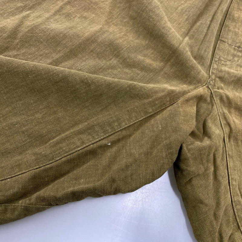 【中古品】【メンズ】 PRANA プラナ USA製 90’S LINE SHORT PANTS ライン ショート パンツ ボトムス 157-260806-yn-04-izu サイズ：XL カラー：カーキ 万代Net店