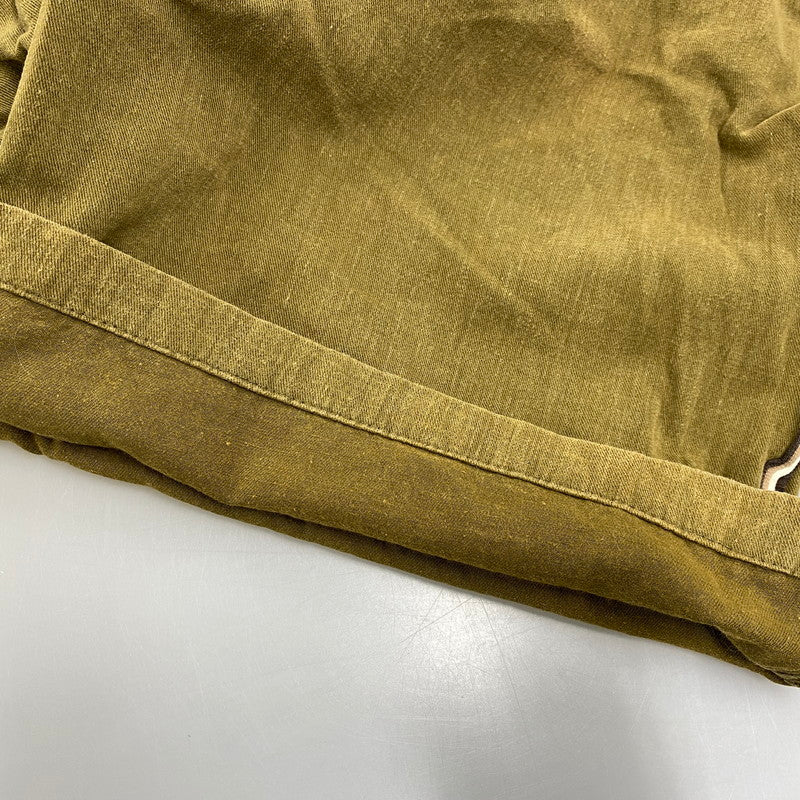 【中古品】【メンズ】 PRANA プラナ USA製 90’S LINE SHORT PANTS ライン ショート パンツ ボトムス 157-260806-yn-04-izu サイズ：XL カラー：カーキ 万代Net店