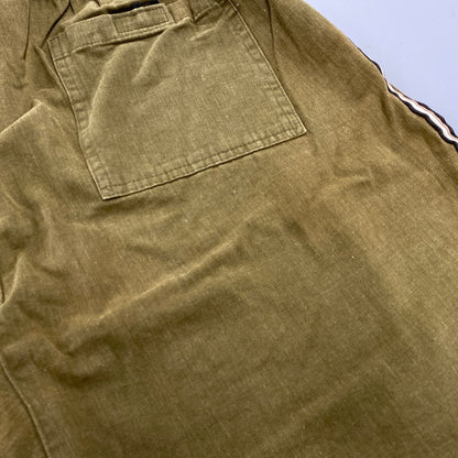 【中古品】【メンズ】 PRANA プラナ USA製 90’S LINE SHORT PANTS ライン ショート パンツ ボトムス 157-260806-yn-04-izu サイズ：XL カラー：カーキ 万代Net店