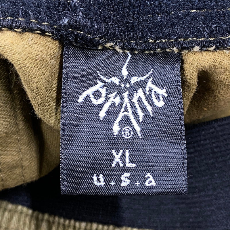 【中古品】【メンズ】 PRANA プラナ USA製 90’S LINE SHORT PANTS ライン ショート パンツ ボトムス 157-260806-yn-04-izu サイズ：XL カラー：カーキ 万代Net店