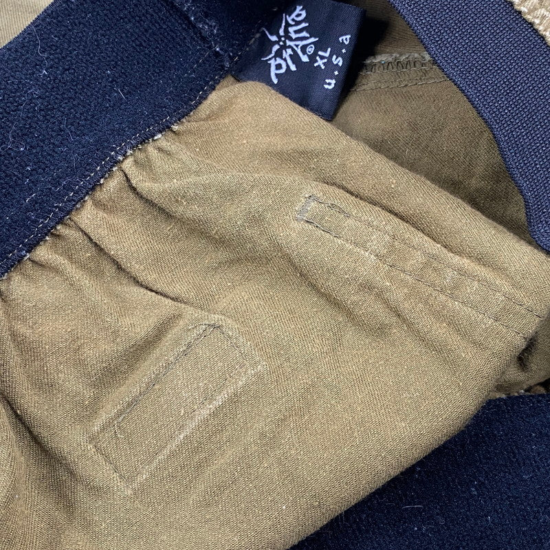 【中古品】【メンズ】 PRANA プラナ USA製 90’S LINE SHORT PANTS ライン ショート パンツ ボトムス 157-260806-yn-04-izu サイズ：XL カラー：カーキ 万代Net店