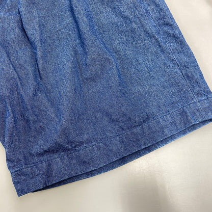 【中古品】【メンズ】 BEAMS ビームス 11-25-2180-803 2PLEATS DENIM SHORTS 2プリーツ デニム ショーツ ボトムス 158-260806-yn-02-izu サイズ：M カラー：インディゴ 万代Net店