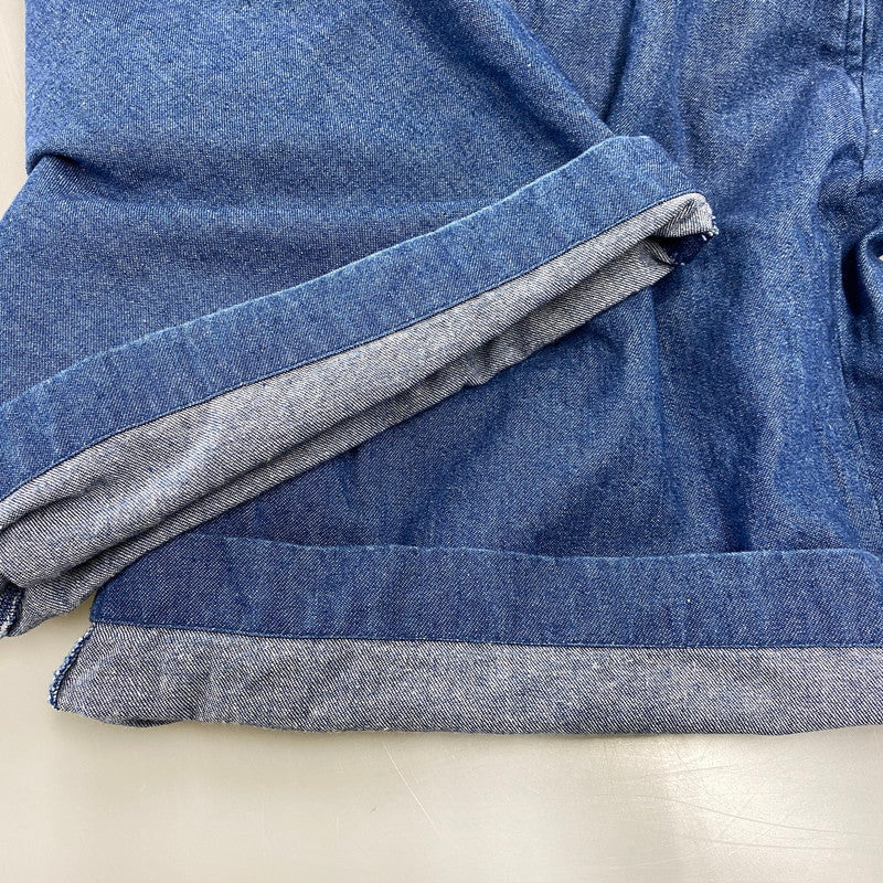 【中古品】【メンズ】 BEAMS ビームス 11-25-2180-803 2PLEATS DENIM SHORTS 2プリーツ デニム ショーツ ボトムス 158-260806-yn-02-izu サイズ：M カラー：インディゴ 万代Net店