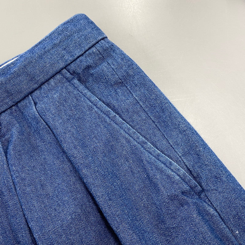 【中古品】【メンズ】 BEAMS ビームス 11-25-2180-803 2PLEATS DENIM SHORTS 2プリーツ デニム ショーツ ボトムス 158-260806-yn-02-izu サイズ：M カラー：インディゴ 万代Net店