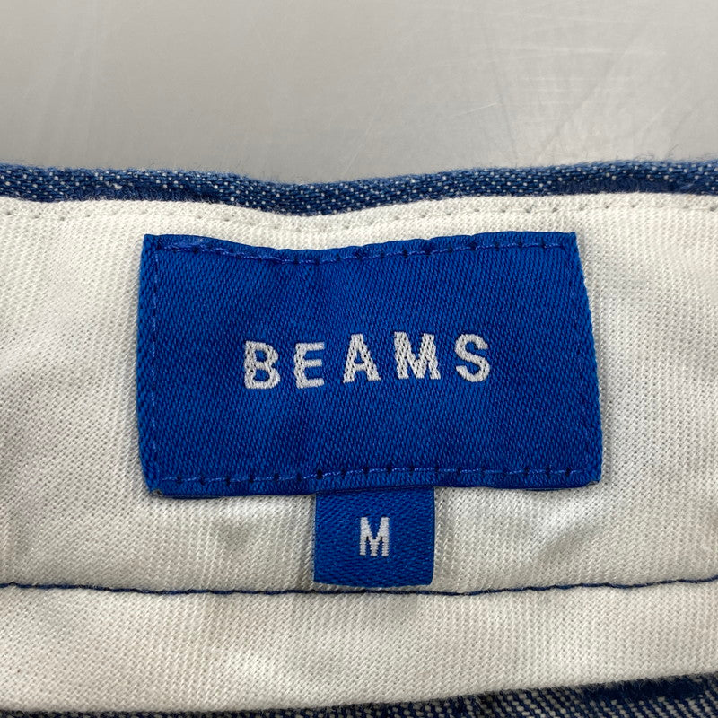 【中古品】【メンズ】 BEAMS ビームス 11-25-2180-803 2PLEATS DENIM SHORTS 2プリーツ デニム ショーツ ボトムス 158-260806-yn-02-izu サイズ：M カラー：インディゴ 万代Net店