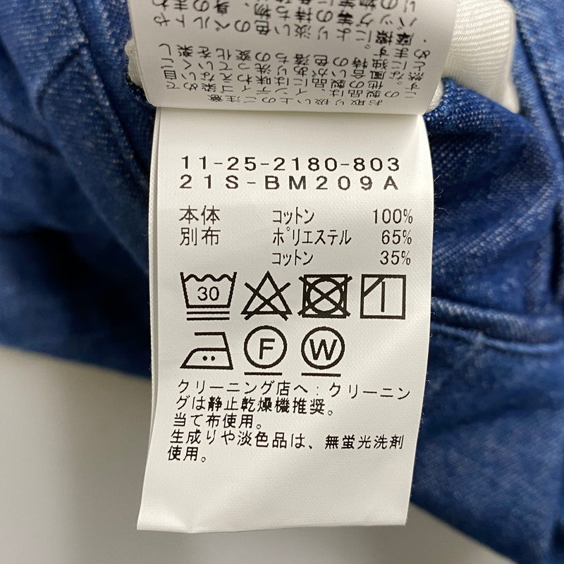 【中古品】【メンズ】 BEAMS ビームス 11-25-2180-803 2PLEATS DENIM SHORTS 2プリーツ デニム ショーツ ボトムス 158-260806-yn-02-izu サイズ：M カラー：インディゴ 万代Net店
