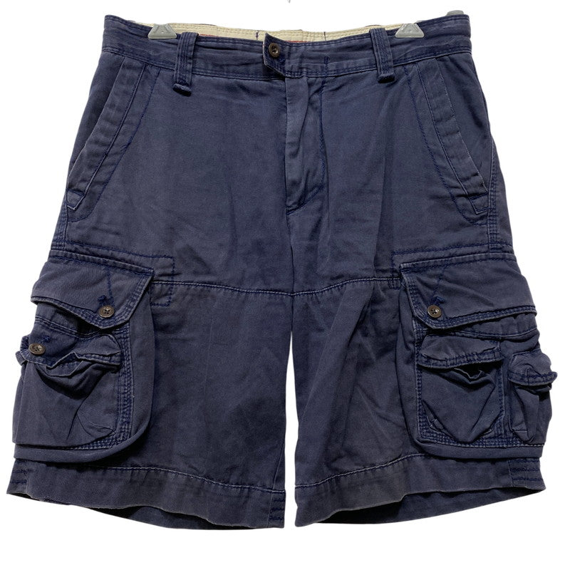 【現状渡し品】【メンズ】 Polo by Ralph Lauren ポロバイラルフローレン PARACHUTE CARGO SHORTS パラシュート カーゴショーツ ショートパンツ 157-260801-as-13-izu サイズ：30 カラー：ネイビー 万代Net店