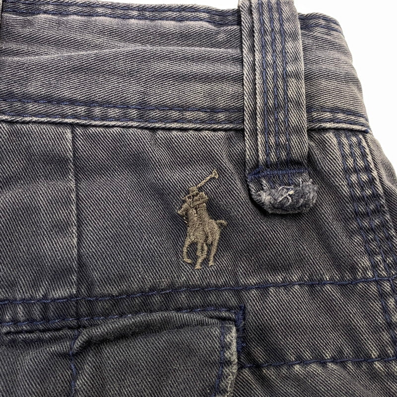 【現状渡し品】【メンズ】 Polo by Ralph Lauren ポロバイラルフローレン PARACHUTE CARGO SHORTS パラシュート カーゴショーツ ショートパンツ 157-260801-as-13-izu サイズ：30 カラー：ネイビー 万代Net店