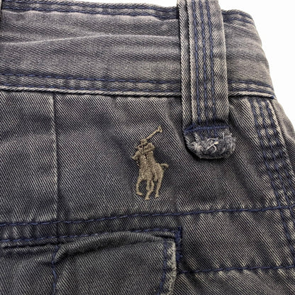 【現状渡し品】【メンズ】 Polo by Ralph Lauren ポロバイラルフローレン PARACHUTE CARGO SHORTS パラシュート カーゴショーツ ショートパンツ 157-260801-as-13-izu サイズ：30 カラー：ネイビー 万代Net店