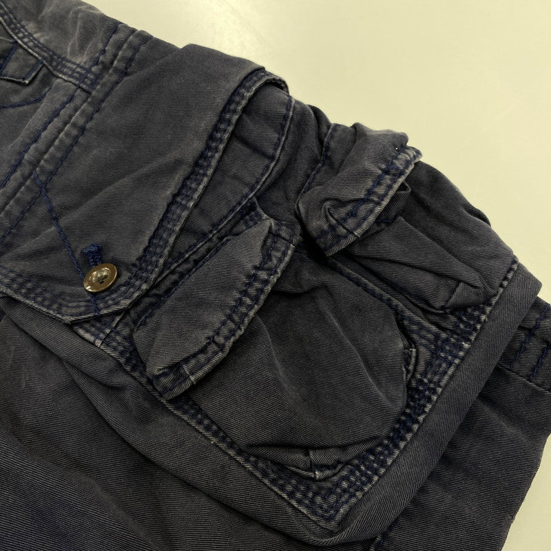 【現状渡し品】【メンズ】 Polo by Ralph Lauren ポロバイラルフローレン PARACHUTE CARGO SHORTS パラシュート カーゴショーツ ショートパンツ 157-260801-as-13-izu サイズ：30 カラー：ネイビー 万代Net店