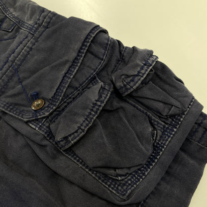 【現状渡し品】【メンズ】 Polo by Ralph Lauren ポロバイラルフローレン PARACHUTE CARGO SHORTS パラシュート カーゴショーツ ショートパンツ 157-260801-as-13-izu サイズ：30 カラー：ネイビー 万代Net店