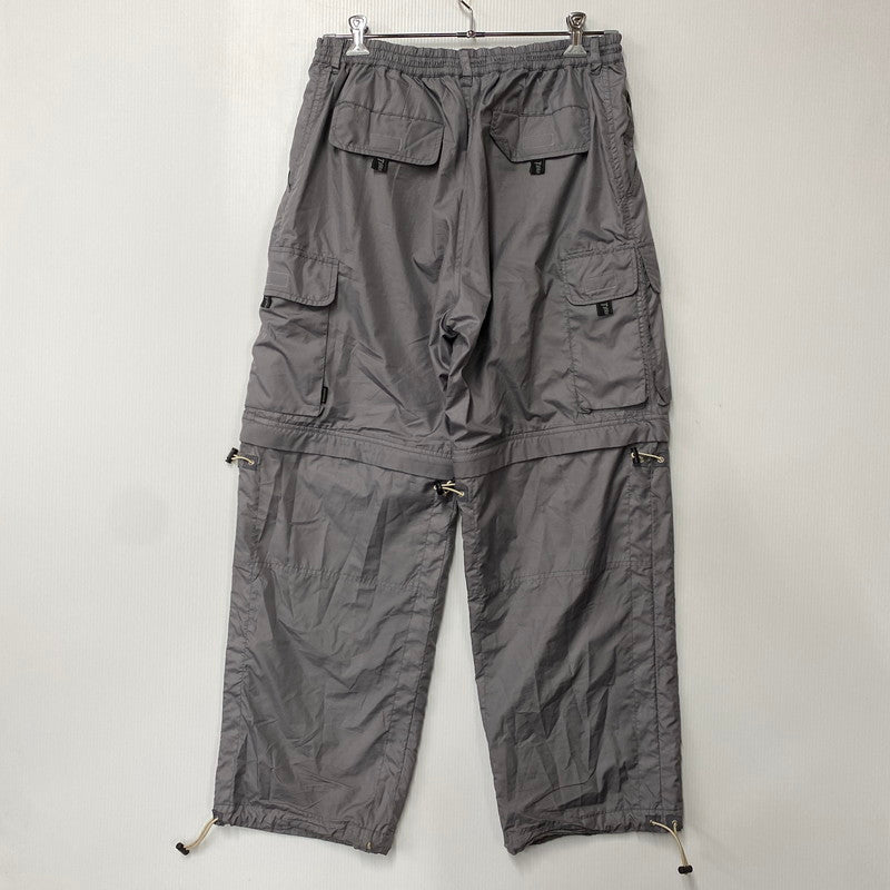 【現状渡し品】【メンズ】 THRASHER スラッシャー 90’S GIMMICK NYLON CARGO PANTS ギミック ナイロン カーゴ パンツ ボトムス 157-260806-yn-01-izu サイズ：34 カラー：グレー 万代Net店