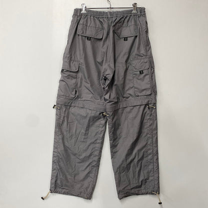 【現状渡し品】【メンズ】 THRASHER スラッシャー 90’S GIMMICK NYLON CARGO PANTS ギミック ナイロン カーゴ パンツ ボトムス 157-260806-yn-01-izu サイズ：34 カラー：グレー 万代Net店