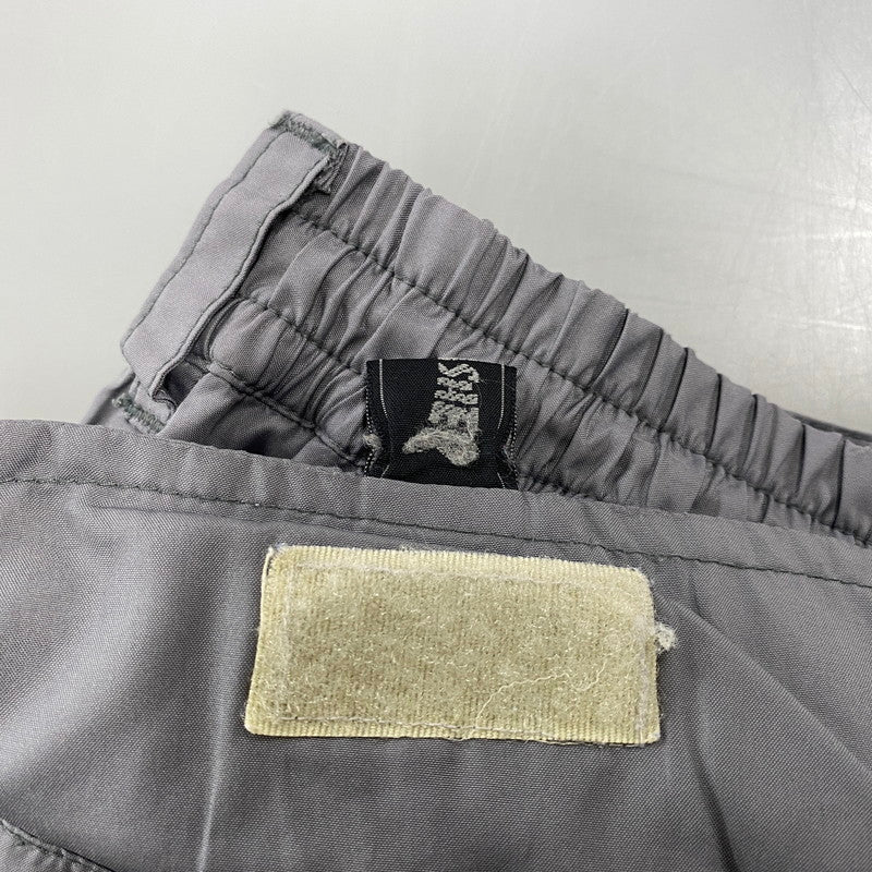 【現状渡し品】【メンズ】 THRASHER スラッシャー 90’S GIMMICK NYLON CARGO PANTS ギミック ナイロン カーゴ パンツ ボトムス 157-260806-yn-01-izu サイズ：34 カラー：グレー 万代Net店