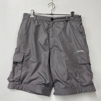 【現状渡し品】【メンズ】 THRASHER スラッシャー 90’S GIMMICK NYLON CARGO PANTS ギミック ナイロン カーゴ パンツ ボトムス 157-260806-yn-01-izu サイズ：34 カラー：グレー 万代Net店