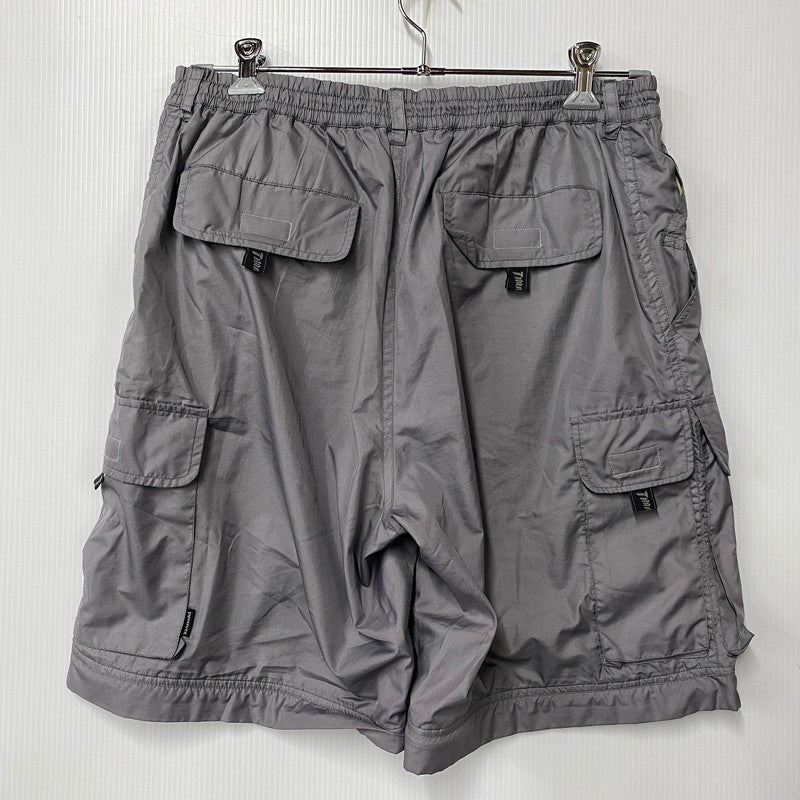 【現状渡し品】【メンズ】 THRASHER スラッシャー 90’S GIMMICK NYLON CARGO PANTS ギミック ナイロン カーゴ パンツ ボトムス 157-260806-yn-01-izu サイズ：34 カラー：グレー 万代Net店