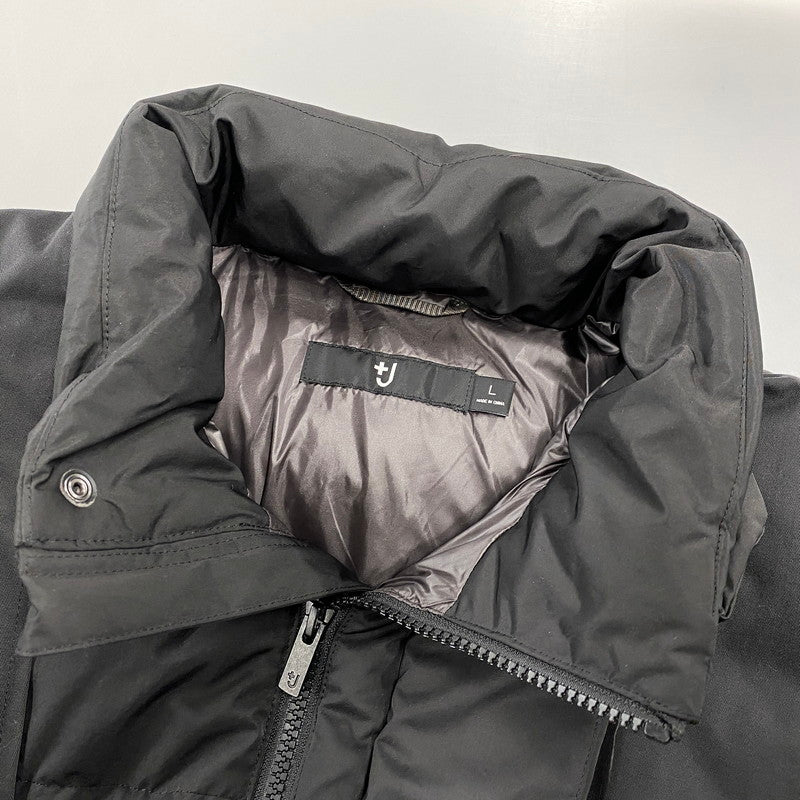 【中古品】【メンズ】 UNIQLO +J ユニクロ DOWN OVERSIZED PARKA 311-445767 ダウンオーバーサイズパーカ ジャケット 147-260806-as-04-izu サイズ：L カラー：ブラック 万代Net店