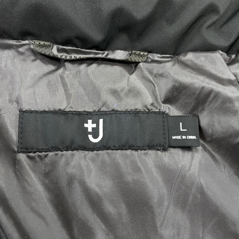 【中古品】【メンズ】 UNIQLO +J ユニクロ DOWN OVERSIZED PARKA 311-445767 ダウンオーバーサイズパーカ ジャケット 147-260806-as-04-izu サイズ：L カラー：ブラック 万代Net店