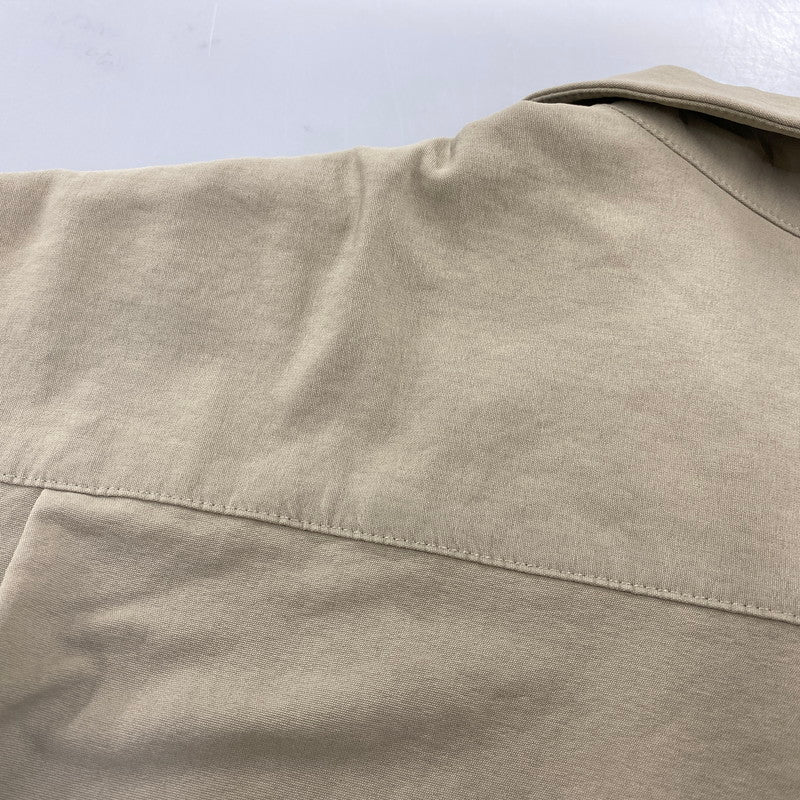 【中古品】【メンズ】 NEWERA ニューエラ OPENCOLLAR NYLON SS SHIRT オープンカラー ナイロン ショートスリーブ シャツ トップス 半袖 148-260807-cs-05-izu サイズ：L カラー：ベージュ 万代Net店