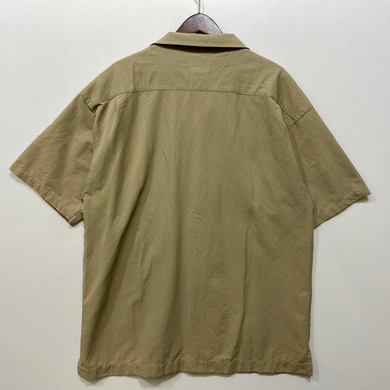 【中古品】【メンズ】 NEWERA ニューエラ OPENCOLLAR NYLON SS SHIRT オープンカラー ナイロン ショートスリーブ シャツ トップス 半袖 148-260807-cs-05-izu サイズ：L カラー：ベージュ 万代Net店