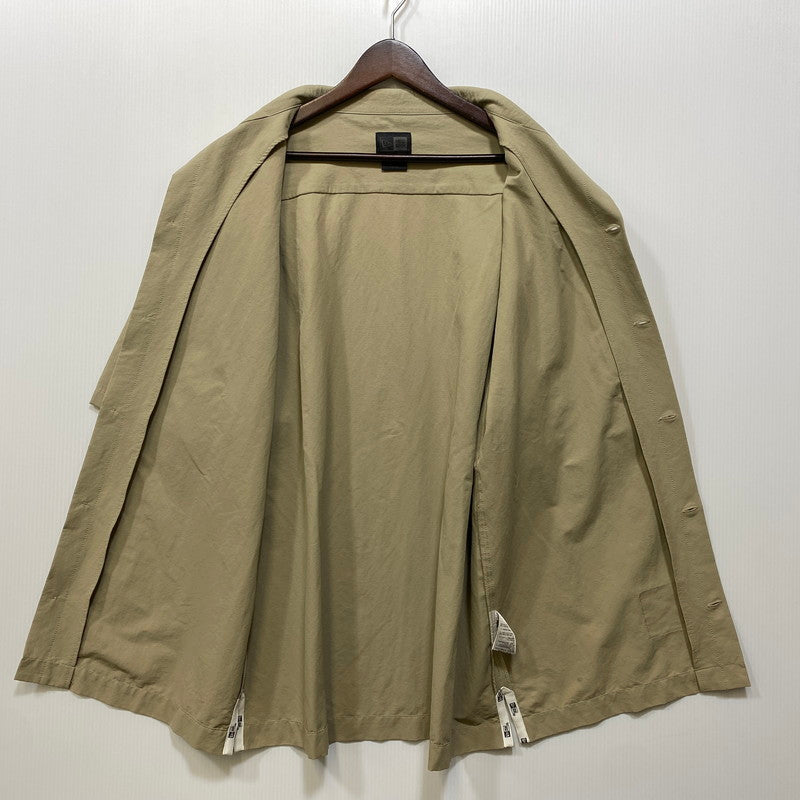【中古品】【メンズ】 NEWERA ニューエラ OPENCOLLAR NYLON SS SHIRT オープンカラー ナイロン ショートスリーブ シャツ トップス 半袖 148-260807-cs-05-izu サイズ：L カラー：ベージュ 万代Net店
