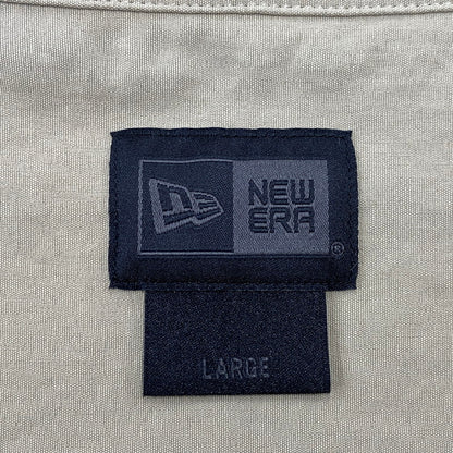 【中古品】【メンズ】 NEWERA ニューエラ OPENCOLLAR NYLON SS SHIRT オープンカラー ナイロン ショートスリーブ シャツ トップス 半袖 148-260807-cs-05-izu サイズ：L カラー：ベージュ 万代Net店