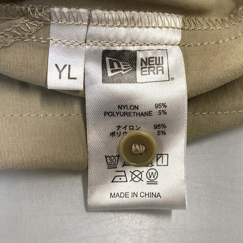 【中古品】【メンズ】 NEWERA ニューエラ OPENCOLLAR NYLON SS SHIRT オープンカラー ナイロン ショートスリーブ シャツ トップス 半袖 148-260807-cs-05-izu サイズ：L カラー：ベージュ 万代Net店