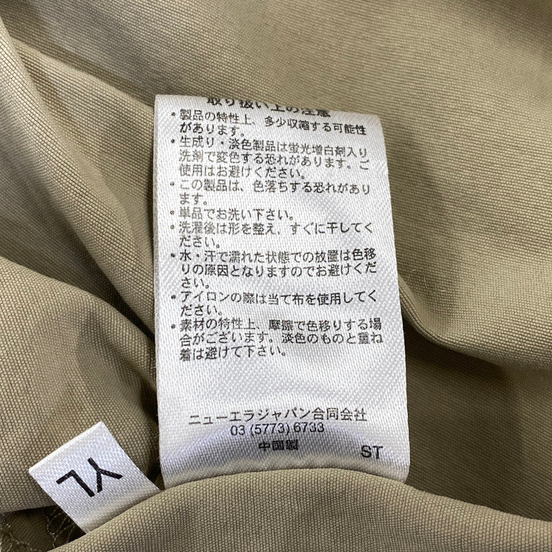 【中古品】【メンズ】 NEWERA ニューエラ OPENCOLLAR NYLON SS SHIRT オープンカラー ナイロン ショートスリーブ シャツ トップス 半袖 148-260807-cs-05-izu サイズ：L カラー：ベージュ 万代Net店